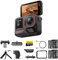 Insta360 Ace Pro 2 Ultimativ-Bundle - 8K wasserdichte Actionkamera mit Leica entwickelt, 1/1,3 Sensor, Dual-KI-Chip-System, führende Schwachlichtleistung, bestes Audio, Flipscreen & KI-Editing