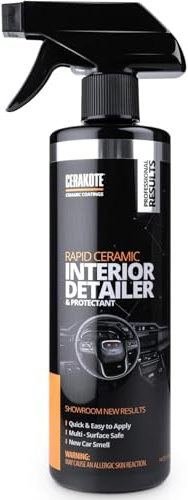 CERAKOTE Rapid Ceramic Interior Detailer (414 ml) - Professional Care, Cleaning and Treatment for Car Interior - Long-Lasting Effect - Ceramic Technology - For All Surfaces - Fresh Fragrance