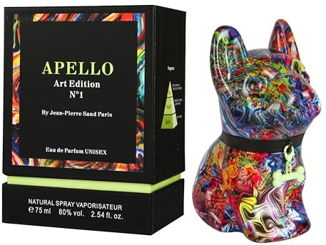 Jean-Pierre Sand - Apello - Eau de Parfum, 75ml - Parfum für Frauen im Sammlerflakon, ideal als Geschenk - Damenparfum im Bulldoggen-Flakon (Art Edition N°1)