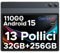 DOOGEE Tab E3 Pro Tablette Android 15, Tablette 13 Pouces, Écran FHD+ 90Hz, Helio G100 Octa-Core, 32Go RAM (8+24Go Extended), 256Go ROM, 11000mAh Battery, Quad Speakers, Metal Body, Global Bands