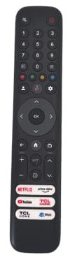 IOOIQQ RC833 GUB1 Telecomando compatibile con TCL 65QM8B.65T8A.75C643.75C645.75C805.75T8A.98C805.55C649.75C745.75QM8B.85C645.85C649.85C649.855C805. 55QM8B.55T8A senza voce