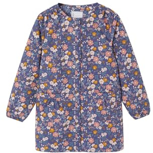 Vertbaudet Mädchen Malkittel FLOWERS marine 98/104
