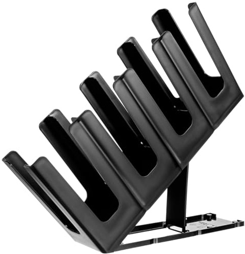 Cabilock Paper Cup Rack Adjustable Foldable Disposable Cup Holder Stand with 4 Compartments Paper Showing Stand for Coffee Shops CAF S Bar Counters and Home Decoration