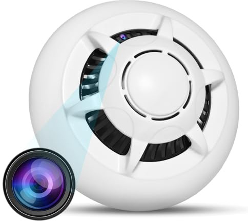 ZOGGCOX Hidden Camera Smoke Detector HD 1080P Wireless Camera Small Nanny Camera for Home Security Cameras Baby/Pet/Nanny with Live App, Detection Function