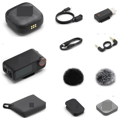 QFFOZSW For DJI for Mic 3 Microphone for IPhone Camera drones(1TX 1RX)