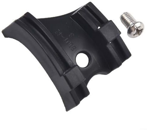 ComfyHarbor Road,For Bike Bottom Bracket Cable Guide Plastic Frame Wire Routing Manager 40mm x 30mm,with M5 Screw,for Under BB Cable Laying Black(AAD202384001)