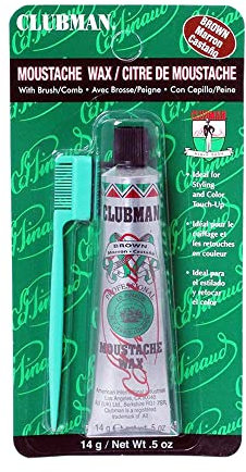 Clubman Pinaud Moustache Wax - Brown