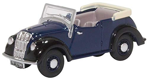 Oxford Diecast 1:76 Morris Eight E Series Tourer Dark Blue Collectable model 76ME006