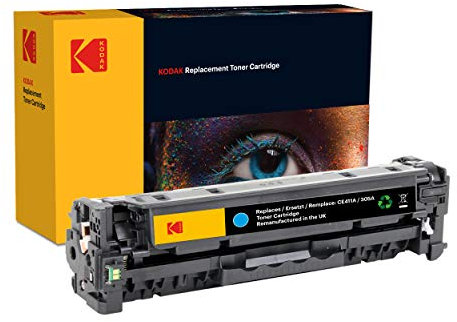 Kodak Supplies 185H241102 Toner 2300 Seiten cyan passend für Hewlett Packard CLJPROM252 kompatibel zu CF411A/410A