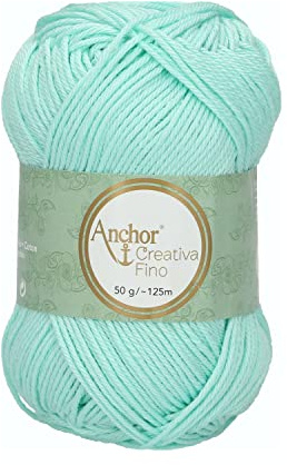 ANCHOR Creativa Fino, Thickness: 4, Packaging: 50G, Running Length: 125M 385 Crochet Threads