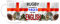 11OZ Rugby Invented in England Mug, Lovely Ceramic Gift Mug Featuring Emblem English Rugby Fan Sport Gift