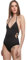 URBAN CLASSICS Costume da Bagno Intero da Donna, Scollo a V con Spalline Regolabili, Costume Intero Donna Nero / Lilla / Rosa, Taglie da XS - 5XL