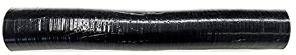 Tubo flessibile estensibile alluminio NERO 50 mm da 0,5 a 1,5 mt circa.