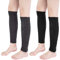 Chalier Cozy 2 Paar Stulpen Damen Beinwärmer Winter Strick Häkelarbeit Legwarmers Verdicken Einheitsgröße, Schwarz dunkelgrau