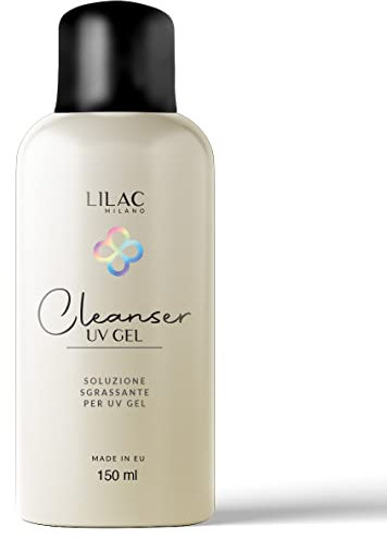 Lilac - Nettoyant pour vernis à ongles, nettoyant dégraissant pour le traitement pré-et post, vernis à dégraisser, multi-usages pour geniser les ongles et enlever les résidus. Made in Italy