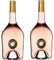Château Miraval Côtes de Provence Rosé Magnum Roséwein Wein trocken Frankreich (2x 1,5 Liter)