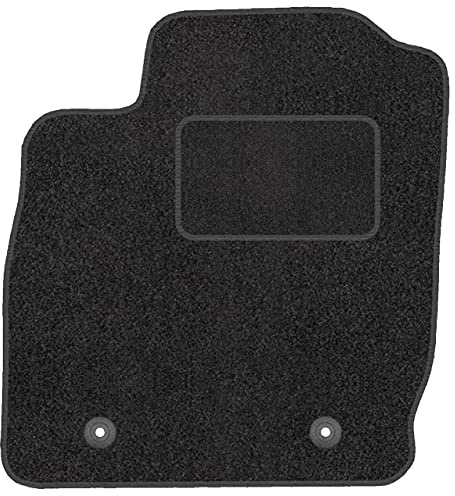 Motohobby Fußmatten passend für Ford EcoSport II Schwarz 1-teilig | Automatten, maßgeschneidert, rutschfest, Schmutzschutz für jeden Tag, Sport Velours