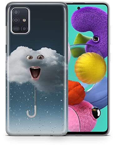König Design Coque de protection arrière pour téléphone portable Huawei P20 Lite, en silicone, anti-chute, nuage de pluie