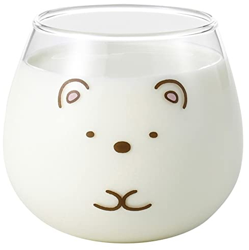 Kaneshotouki 363101 Sumikko Gurashi Shirokuma Wobble Vaso, cristal, 349.0 ml (320 ml), fabricado en Japón