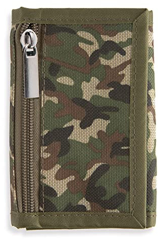 MIBANDERA Portefeuille Homme Camouflage - Porte-Monnaie Militaire pour Jeunesse, Chasse, 13 x 9 cm, Décontracté