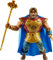 Masters of the Universe Origins Action-Figur und Zubehör, Rise of Snake Men King Rando und Mini-Comic, 14 cm