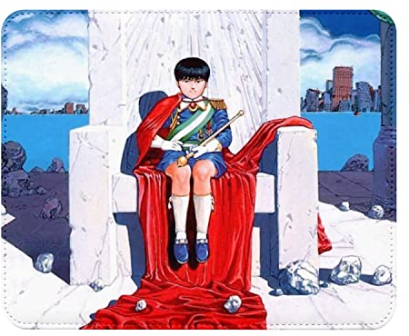 Mauspad, Lederoptik, Akira Trone König Kinder Prinz, 22 x 18 cm