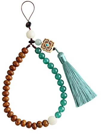 Mikikit 1stk Telefon Fingerschlaufe Handy-Armband-anhänger Perlen Telefon Lanyard USB-schlüsselband Handgelenksband Handschuh Handgelenk Leine Lanyard Handyhalter Kurz Handschuhe Damen