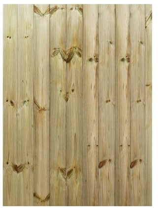 Bespoke Custom Made To Measure UPTO HEIGHT: 5ft (150cm High) Tongue & Groove Fully Framed Flat Top Pathway Garden Pedestrian Gate [Width Between 95CM to 105CM Hinge Pack Option Removed