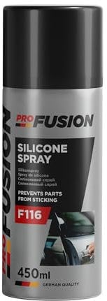 Lubricante de Silicona en Spray - Diseñado para Lubricación de Plástico Caucho Metal Vidrio y Otras Superficies - 450ml
