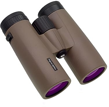 Professor Optiken Fichtelberg Fernglas braun 10x42 | inkl. Zubehör, Porro-Prismen (BaK-4), lichtstark, stickstoffgefüllt & wasserdicht