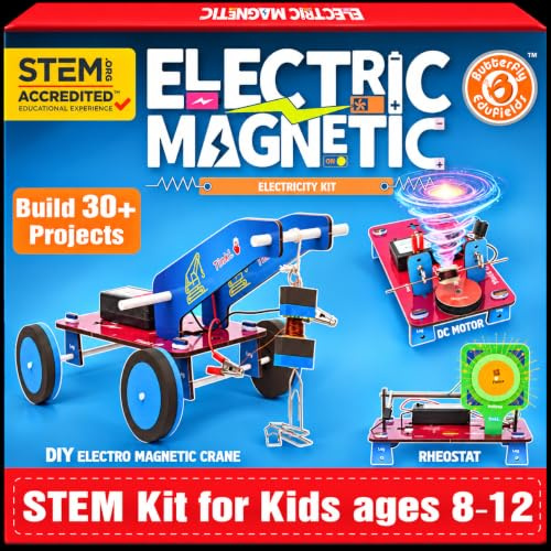Butterfly EduFields 30in1 STEM Science Projects Kit for Kids Ages 8-10-12