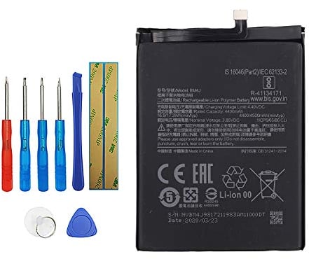 Vvsialeek Neu BM4J Ersatz Akku Kompatibel Für Redmi Note 8 Pro M1906G7I M1906G7G with Free Toolkit