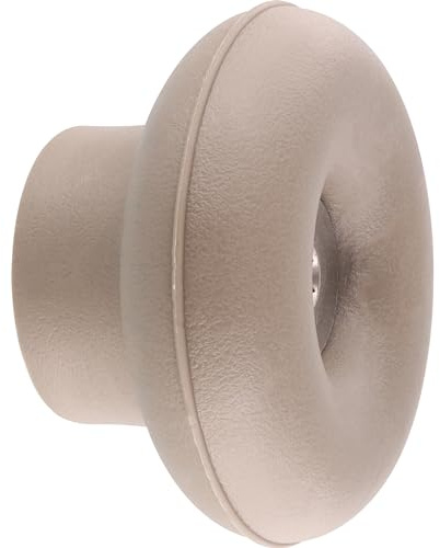 WAGNER - hooks4home - Design-Wandhaken DOT - Ø 50 x 25 mm, Kunststoff & Stahl galvanisiert, taupe - 17022221
