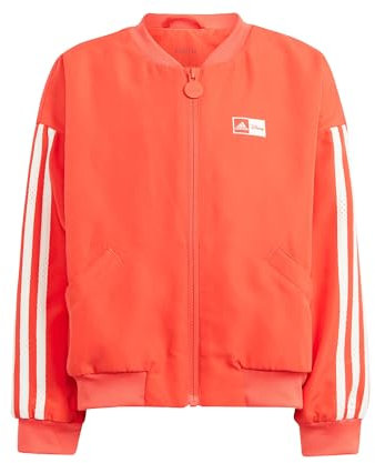 adidas Kids' Coupe-vent Disney Mickey Mouse Enfants, Bright Red/Off White, 6-7A