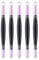 FRCOLOR Pack of 5 Nail Pencils Pumice Stone Trimmer Nail File Pumice Stone for Feet Nail Polish Pen Cuticle Remover Pedicure Pen Pumice Stone Pen Polishing Rod PP Plastic Frosted