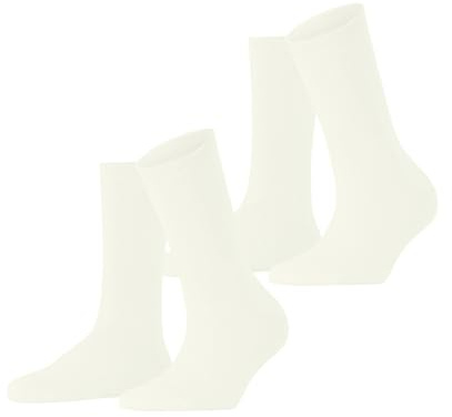 ESPRIT Damen Cloud 2-Pack Socken atmungsaktive biologische nachhaltige Baumwolle einfarbig 2 Paar