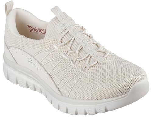 Skechers Tenis Graceful Picture Mujer, White, 39.5 EU