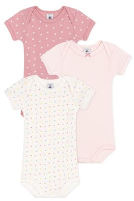Petit Bateau A0CTN Coupe-Vent, Rose/Blanc, 3 Ans Bébé_Fille