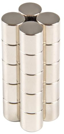 Magna-C® Neodym Magnete 20 Stück extra stark | 8 x 8mm | haftstarke Scheibenmagnete für Whiteboard, Magnettafel, Magnetstreifen, Kühlschrank, Magnetboards
