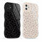 Xylota 2 Stück Handyhülle für iPhone 11 6,1 Hülle mit Muster Aesthetic Leopard, Niedliche Curly Wave TPU Case für Mädchen Frauen, Weiche Silikon Bumper Stoßfest Schutzhülle Cover für iPhone 11, 01