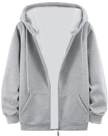 Solid Pullover Herren, Zip Jacke Herren, Kapuzenjacke Herren Gefüttert, Sweatjacke Herren Ohne Kapuze, Zip Hoodie, Cardigan Herren, Y2K Zip Up Hoodie, Pullover Mit Reißverschluss Herren, Herren Jacke