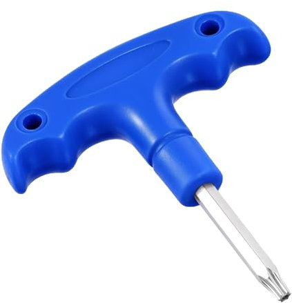 YUXIANLB Golf Wrench, Adjustable Golf Tool, Stainless Steel Golf Driver Tool with Plastic Handle, Golf Torque Wrench for Golf Club, Driver Shaft Adapter Torque Sleeve (Blue)