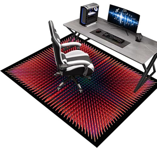 Heavy Duty Office Gaming Chair Mats for Carpeted and Hardwood Floor - 90 x 120 cm, Floor Protectors, Desk Chair Mat