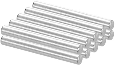 PATIKIL 10 Stück 304 Edelstahl Zylinderstift 4mm Durchmesser, 40mm Länge Dübelstifte Metall Regalstifte für Kleiderschrank Kommode Schrank Bücherregal Industrie Haushalt Möbel Regale