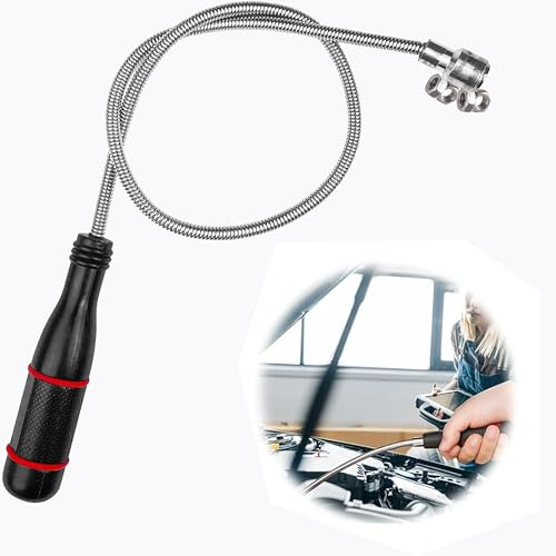 Flexibler Schwanenhals Mit 500mm, Stabmagnet Magnetgreifer,Stabmagnet Extra Stark,Magnetstab Schwanenhals Zum Aufnehmen Von Kleinen Teilen Metallgegenstände