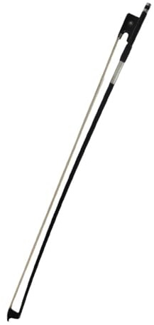 Geigenbogen Violin-Viola-Bogen schwarzer Carbon-Faser-Bogen spezieller Bogen für Anfänger für Spielen(Viola carbon fiber bow 13 inch)