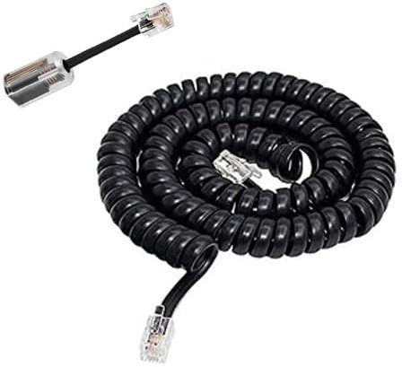 Zguziji 1Pack Anti-Tangle Telephone Cord Untangler 360 Degree Rotating Swivel Cord+3m Telephone Detanglers Landline