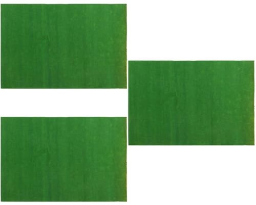 Yardwe 3st Sandtisch-rasenmodell Sandkasten Unterlage Im Freien Tür Für Statisches Gras Miniaturen Rasenrasen Selber Machen Robuste Rasenmatte Anlage Bausand Plastik Green