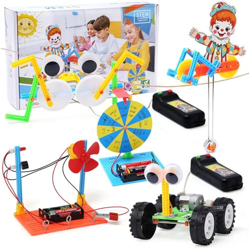 Felly STEM Kit e Esperimenti di Scienze Bambini, Gioco Esperimento Educazione Scientifica Fai da Te, Giocattolo Educativo Creativo Precoce, Scienza Regalo Ragazzi Ragazze