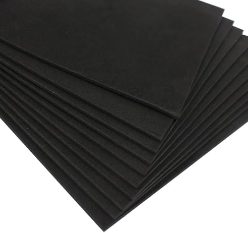 Plaque Mousse NBR Adhésive,Épaisseur 5mm,30x20cm 10pcs | Caoutchouc Synthétique Feuille de Mousse Joint Isolant Protection Meuble Voiture Anti Vibration Antichoc Antidérapant